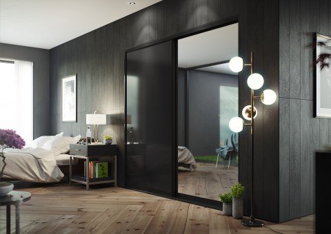Lucine – Black – Black Acrylic & Mirror-02